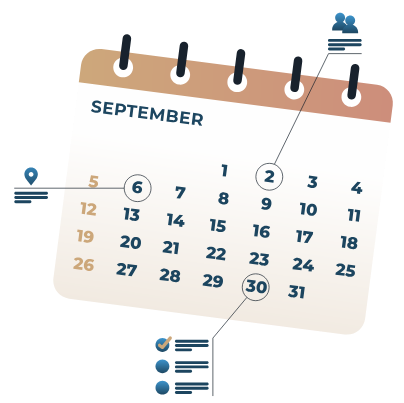 Calendario de Eventos Septiembre